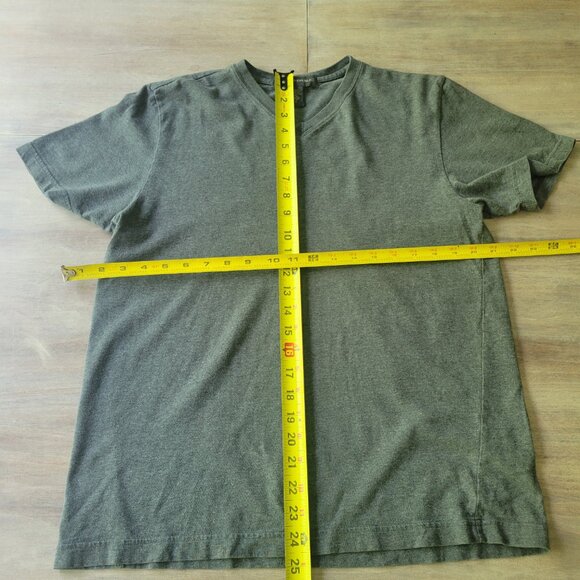 Banana Republic Men/Women Vintage V Neck Tee Small 100% Cotton Basic Gray - Picture 6 of 9